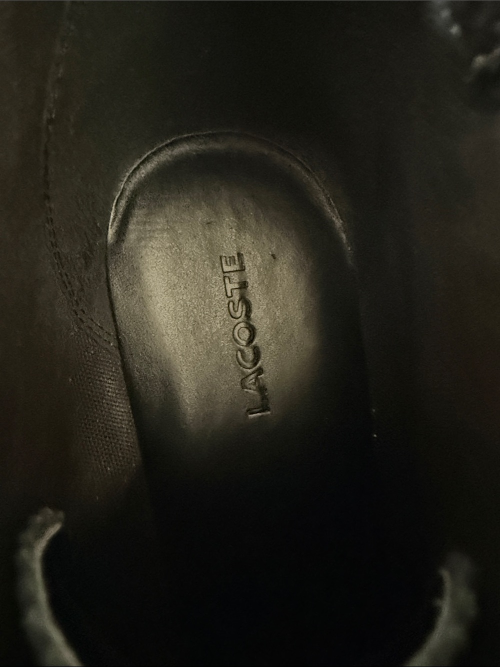 Lacoste Black Suede Lace-Up Heeled Boots - Picture 3 of 5